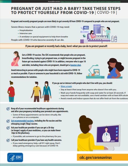 Pregnant or just had a baby? Take these steps to protecty yourself from COVID-19